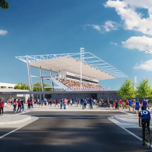 Texas Health Mansfield Stadium exterior
